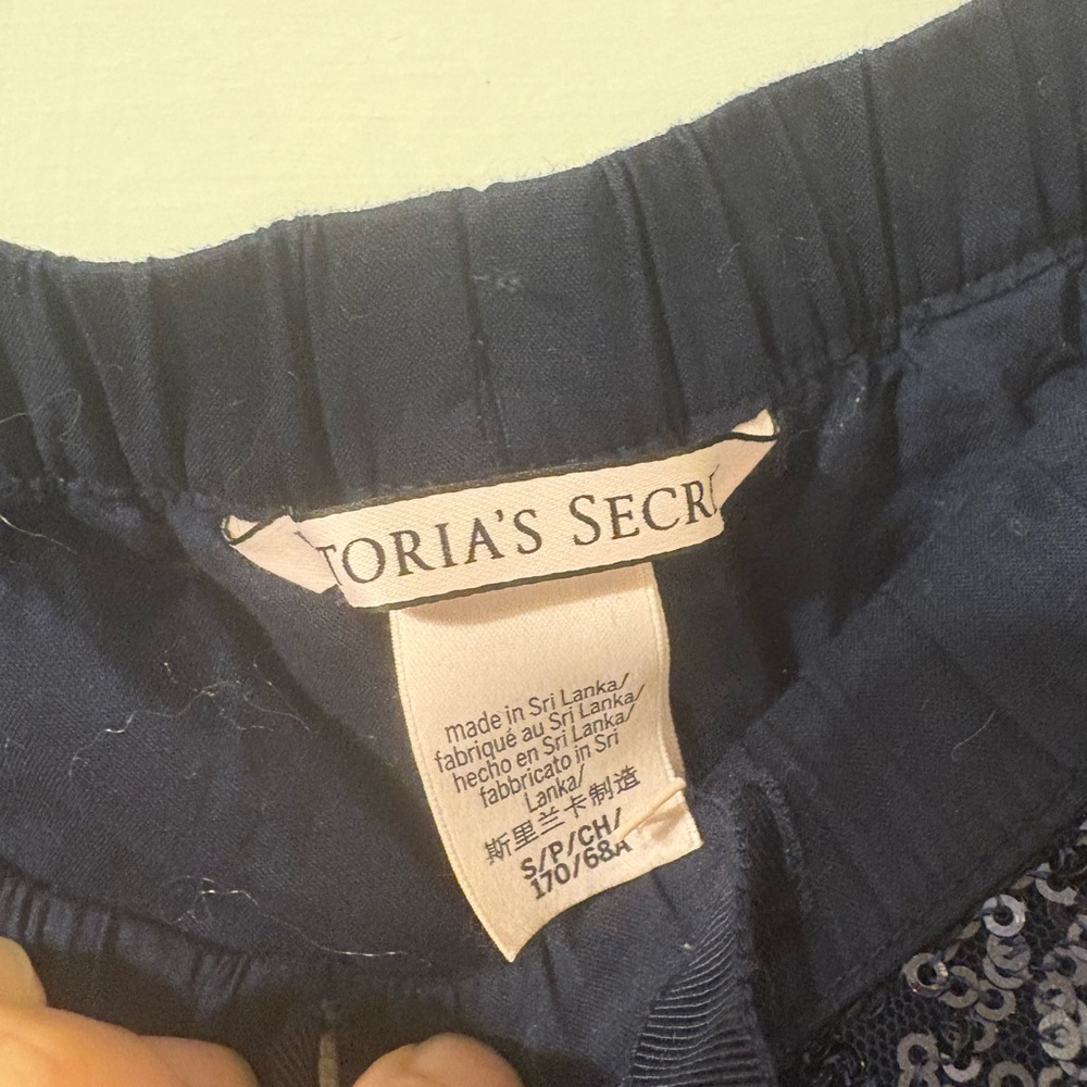 Victorias Secret Sequin Navy Blue Shorts - Picture 4 of 4